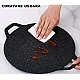 Plita Japoneza rotunda cu manere placa grill antiaderenta diametrul 28 cm