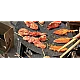 Plita Japoneza rotunda cu manere placa grill antiaderenta diametrul 28 cm