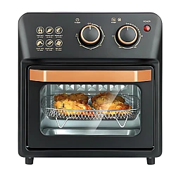 Friteuza cu aer cald retro (cuptor electric) cu prajitor de paine cuptor cu convectie de 12 l pentru casa