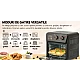 Friteuza cu aer cald retro (cuptor electric) cu prajitor de paine cuptor cu convectie de 12 l pentru casa Friteuza cu aer cald retro (cuptor electric) cu prajitor de paine cuptor cu convectie de 12 l pentru casa