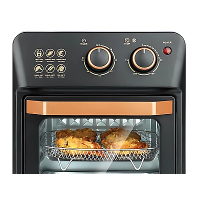 Friteuza cu aer cald retro (cuptor electric) cu prajitor de paine cuptor cu convectie de 12 l pentru casa Friteuza cu aer cald retro (cuptor electric) cu prajitor de paine cuptor cu convectie de 12 l pentru casa