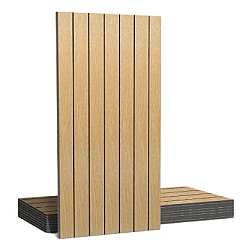 Set 5 placi de tapet autoadeziv imitatie RIFLAJ  30x60 cm lemn natural 