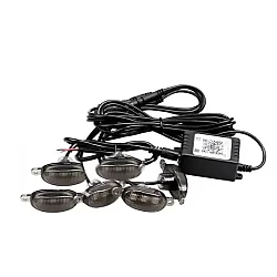 Kit 6 lumini ambientale auto pentru grila RGB 12V cu aplicatie