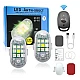 Set 2 mini stroboscope LED Wireless cu magnet acumulator si telecomanda pentru Auto Moto si Biciclete Set 2 mini stroboscope LED Wireless cu magnet acumulator si telecomanda pentru Auto Moto si Biciclete