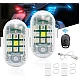 Set 2 mini stroboscope LED Wireless cu magnet acumulator si telecomanda pentru Auto Moto si Biciclete Set 2 mini stroboscope LED Wireless cu magnet acumulator si telecomanda pentru Auto Moto si Biciclete