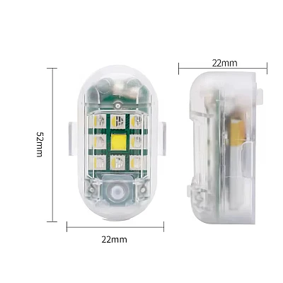 Set 2 mini stroboscope LED Wireless cu magnet acumulator si telecomanda pentru Auto Moto si Biciclete Set 2 mini stroboscope LED Wireless cu magnet acumulator si telecomanda pentru Auto Moto si Biciclete