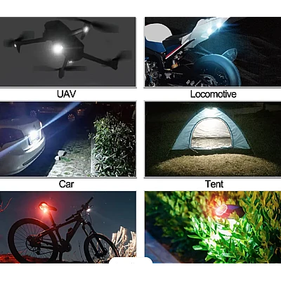 Set 2 mini stroboscope LED Wireless cu magnet acumulator si telecomanda pentru Auto Moto si Biciclete Set 2 mini stroboscope LED Wireless cu magnet acumulator si telecomanda pentru Auto Moto si Biciclete