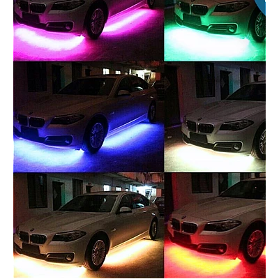 Kit lumina ambientala auto 90 X 120 cm pentru exterior sub masina RGB Kit lumina ambientala auto 90 X 120 cm pentru exterior sub masina RGB