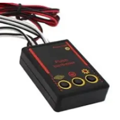Set 4 stroboscoape cu 4 leduri lumina Albastra si Telecomanda