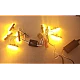 Set 8 lumini stroboscop galbene 4 LED grila telecomanda 7 functii 12V