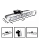 Set 8 lumini stroboscop galbene 4 LED grila telecomanda 7 functii 12V