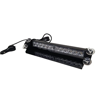 Stroboscop led auto 12 LED parbriz cob rosu albastru Stroboscop led auto 12 LED parbriz cob rosu albastru