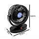 Set 2 Ventilatoare portabile pentru masina 15W negru MARS 306