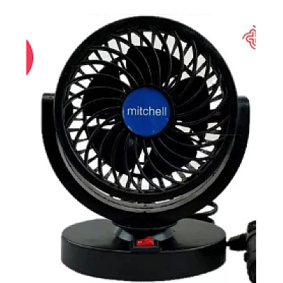 Set 2 Ventilatoare portabile pentru masina 15W negru MARS 306
