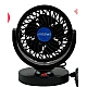 Set 2 Ventilatoare portabile pentru masina 15W negru MARS 306