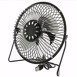 Set 2 ventilatoare portabile de birou cu incarcare USB Sanhuai A816