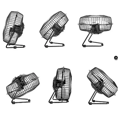 Set 2 ventilatoare portabile de birou cu incarcare USB Sanhuai A816 Set 2 ventilatoare portabile de birou cu incarcare USB Sanhuai A816