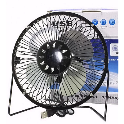 Set 2 ventilatoare portabile de birou cu incarcare USB Sanhuai A816 Set 2 ventilatoare portabile de birou cu incarcare USB Sanhuai A816