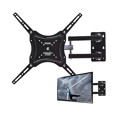 Suport TV de perete HDL 117B 2 cu doua brate reglabil 14 55 Inch maxim 50 Kg