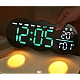 Ceas de masa sau perete digital LED 2808 cu lumina ambientala calda si functie de numaratoare inversa