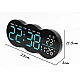 Ceas de masa sau perete digital LED 2808 cu lumina ambientala calda si functie de numaratoare inversa