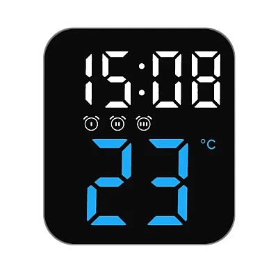 Ceas electronic de perete sau de masa GH8015 cu afisaj mare digital