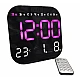 Ceas digital de perete 6650 calendar temperatura ora alarma cu telecomanda