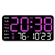 Ceas de masa sau perete 6659 cu afisaj digital temperatura si alrma