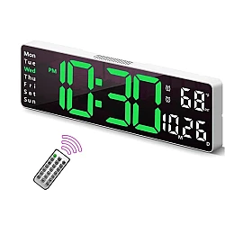 Ceas LED cu afisaj mare 5526 data temperatura telecomanda