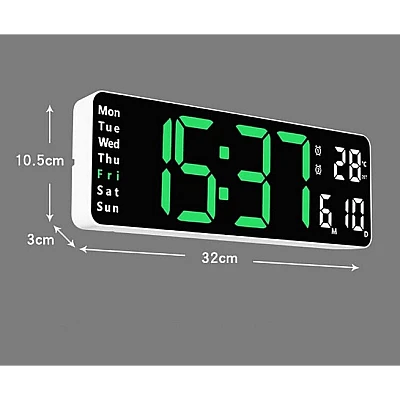 Ceas LED cu afisaj mare 5526 data temperatura telecomanda