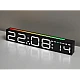 Ceas decorativ ecran LED RGB functie de captare a sunetului afisare ora alarma 3 niveluri de reglare a luminozitatii