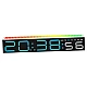 Ceas decorativ ecran LED RGB functie de captare a sunetului afisare ora alarma 3 niveluri de reglare a luminozitatii