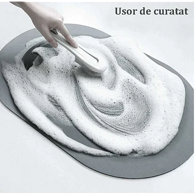 Covor de baie absorbant antiderapant 58 x 78cm material moale 2,5 grosime