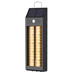 Lampa solara de perete de 18W model HW 668 2 neagra cu carlig