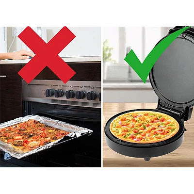 Aparat electric pentru pizza SC 9845 acoperire antiaderenta coacere rapida