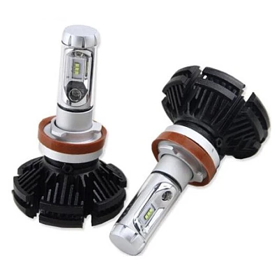 Set 2 becuri led auto X3 H4 putere 50W 6000 lumeni cu 2 faze OFF