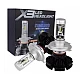 Set 2 becuri led auto X3 H4 putere 50W 6000 lumeni cu 2 faze OFF