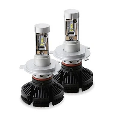 Set 2 becuri led auto X3 H4 putere 50W 6000 lumeni cu 2 faze OFF