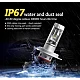 Set 2 becuri led auto X3 H4 putere 50W 6000 lumeni cu 2 faze OFF