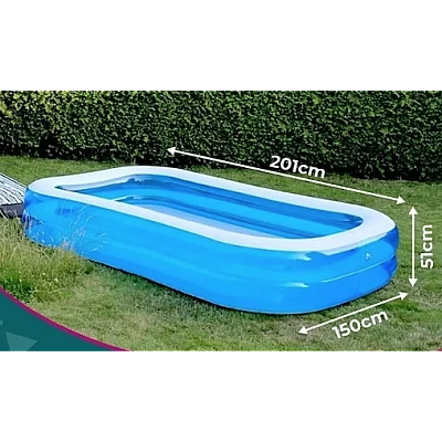 Piscina gonflabila pentru Adulti/Copii dimensiuni 200 x 150 x 50 cm Dreptunghiular