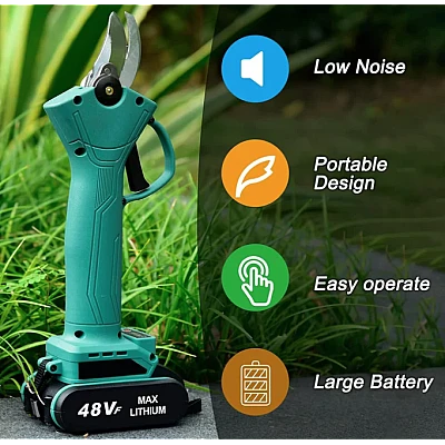 Foarfeca electrica pentru vita de vie si crengi 2 acumulatori 48VF 5Ah LEIHMANN Foarfeca electrica pentru vita de vie si crengi 2 acumulatori 48VF 5Ah LEIHMANN