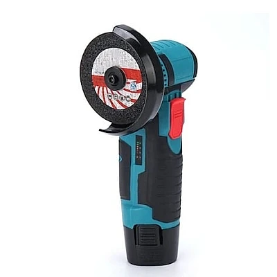 Mini polizor flex unghiular portabil cu 2 acumulatori 6 discuri 12V 76MM