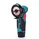 Mini polizor flex unghiular portabil cu 2 acumulatori 6 discuri 12V 76MM