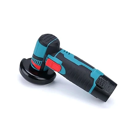 Mini polizor flex unghiular portabil cu 2 acumulatori 6 discuri 12V 76MM