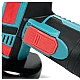 Mini polizor flex unghiular portabil cu 2 acumulatori 6 discuri 12V 76MM