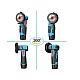 Mini polizor flex unghiular portabil cu 2 acumulatori 6 discuri 12V 76MM