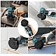 Mini polizor flex unghiular portabil cu 2 acumulatori 6 discuri 12V 76MM