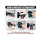 Mini polizor flex unghiular portabil cu 2 acumulatori 6 discuri 12V 76MM