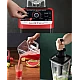 Blender Profesional de bucatarie 2 in 1 de 2.5L motor din cupru 15 viteze 4500W