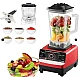 Blender Profesional de bucatarie 2 in 1 de 2.5L motor din cupru 15 viteze 4500W